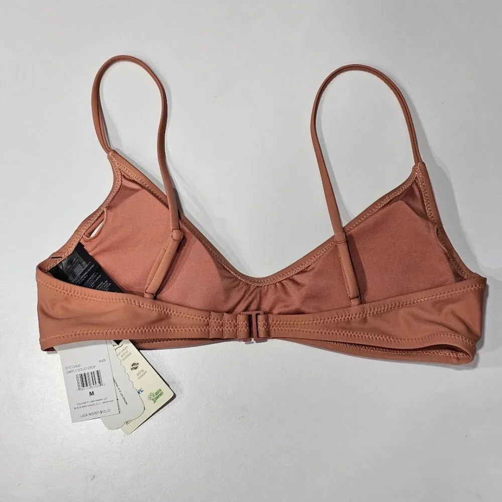 Volcom Simply Solid Scoop-Neck Bikini Top - Picture 6 of 8